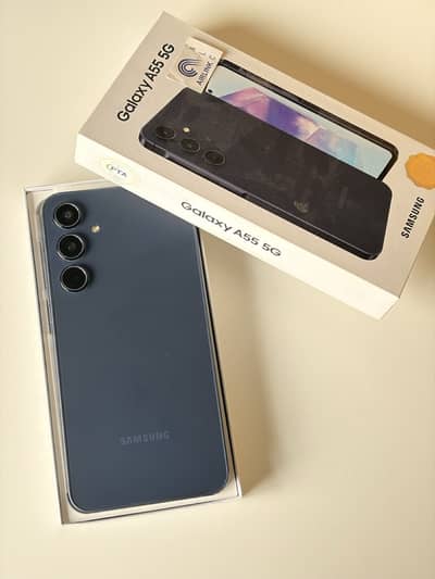Samsung Galaxy A55 5G 256GB - PTA Dual SIM - 10/10 with Box