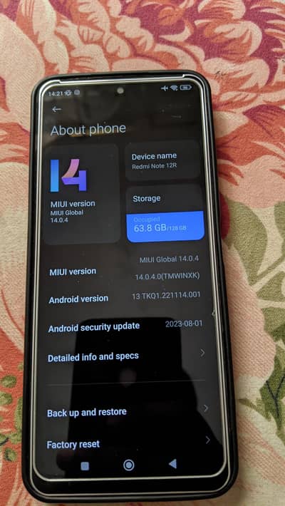 Xiaomi Redmi note 12r 5G