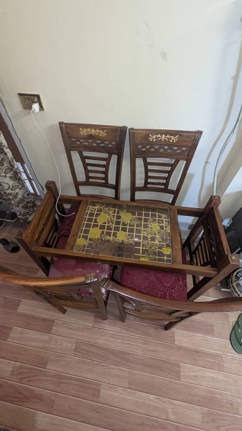 Dining table 6 chair 0