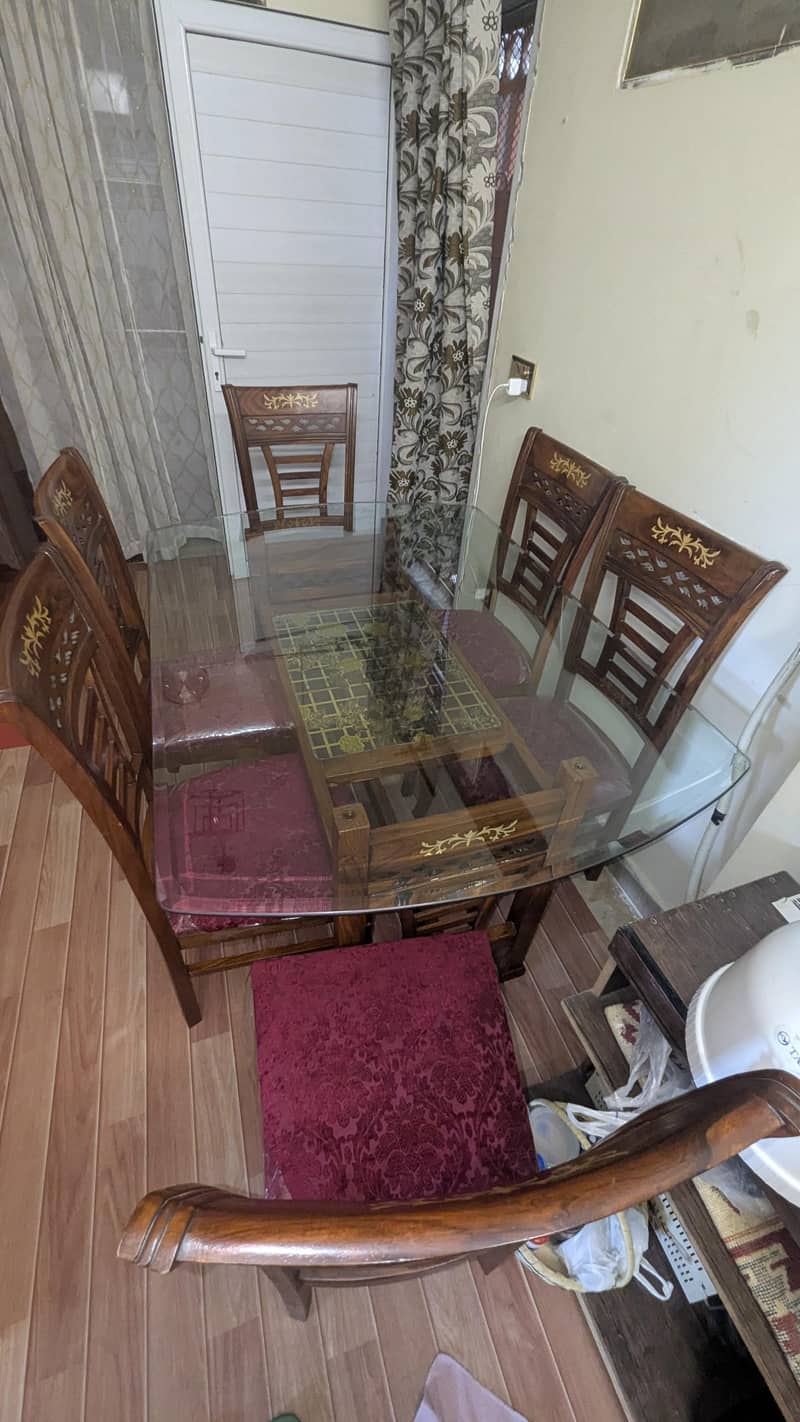 Dining table 6 chair 2