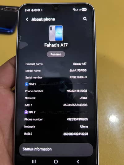 Samsung Galaxy A17 8GB/128GB PTA Approved | 10/10 Condition | Like New