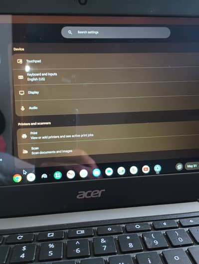 Touch display
