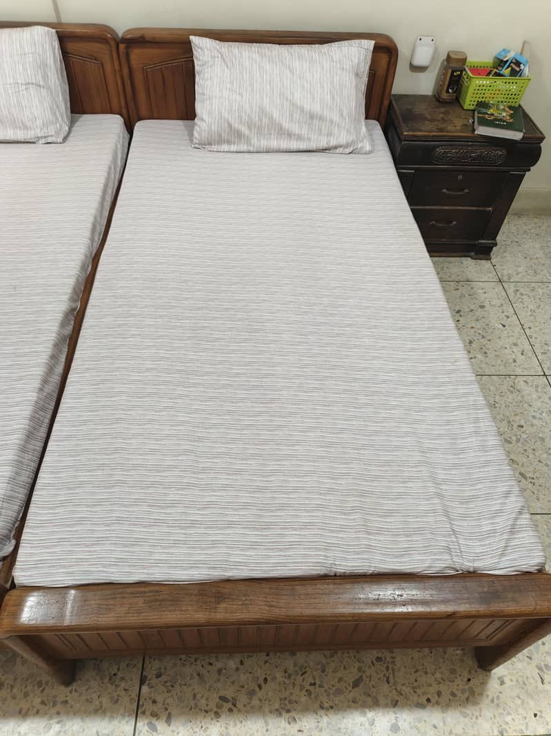 2 single beds 3