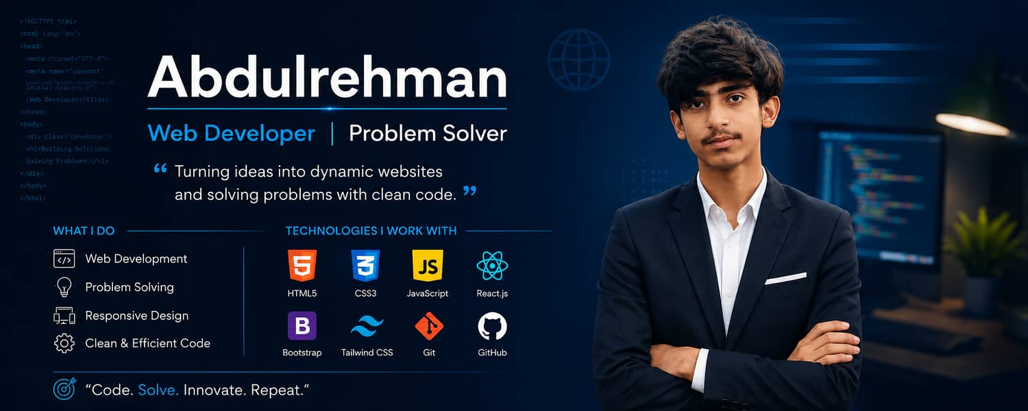 Professional Web Developer | React JS, HTML, CSS, JavaScript Website 0