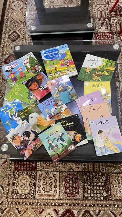Beacon house Kg readers and math textbook for sale