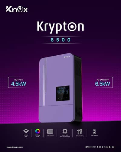 Knox Krypton 6500 4.5KW Solar Hybrid Inverter
