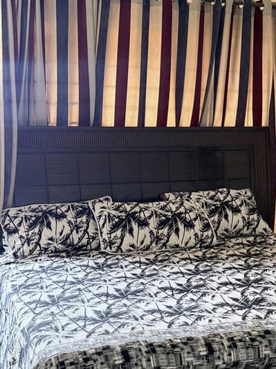 Wooden bed
