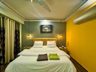 Daily Weekly monthly basic 1 bed finished apartment available for rent