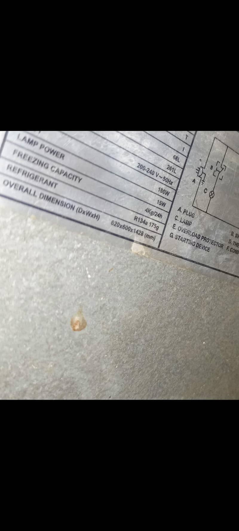 medium size fridge 0