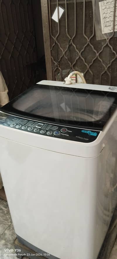 Fully Automatic Haier Machine 8kg excellent Condition