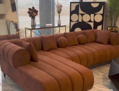 shape sofa set / Corner sofa / sofa set / 6 seater sofa set