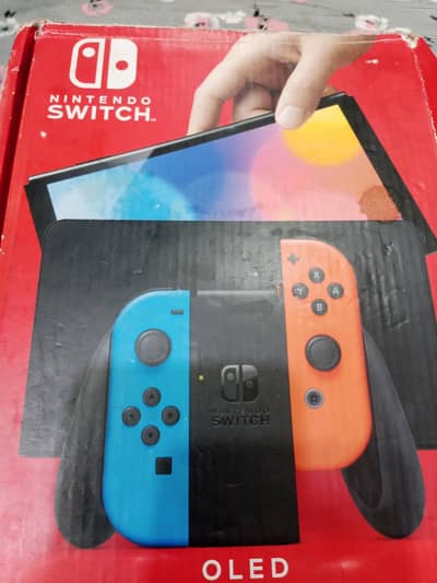 NINTENDO SWITCH OLED WITH MEMORY CARD