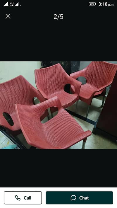 new chairs urgent sale