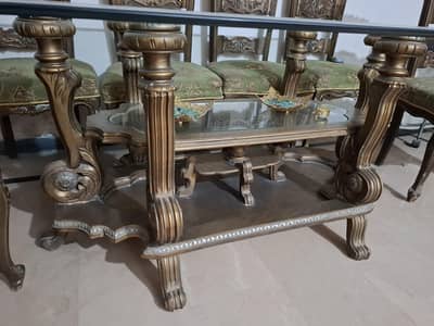chinioti 6 seater dining table set