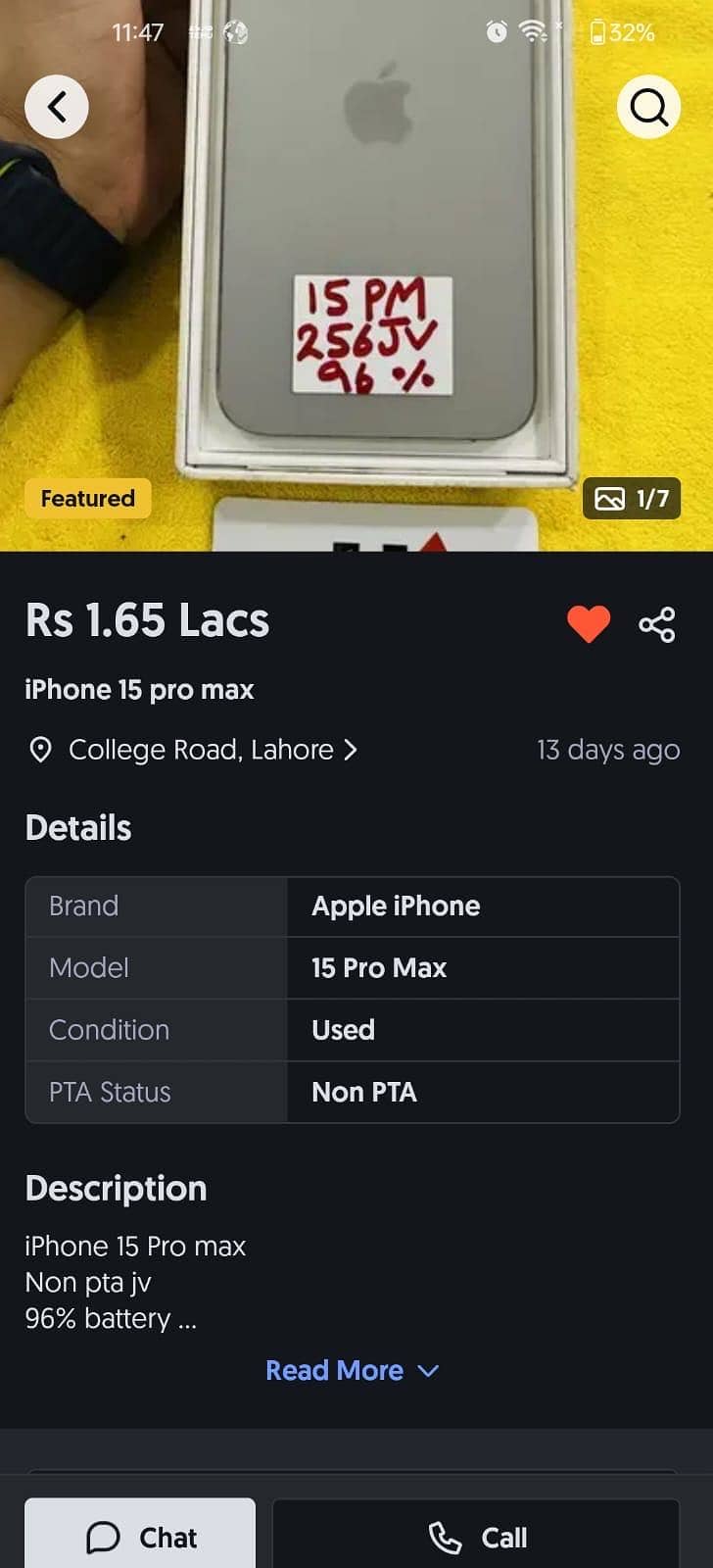 iPhone 11 pro max 15