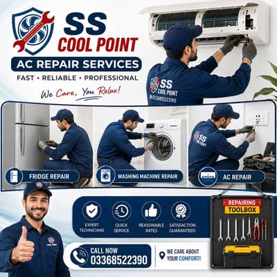 Fridge/Repairing/AC/Repair/Microwave/Repairing/Deep Freezer/Repairing