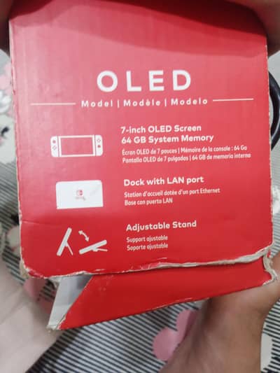 NINTENDO SWITCH OLED WITH MEMORY CARD MANY GAMES install play and en