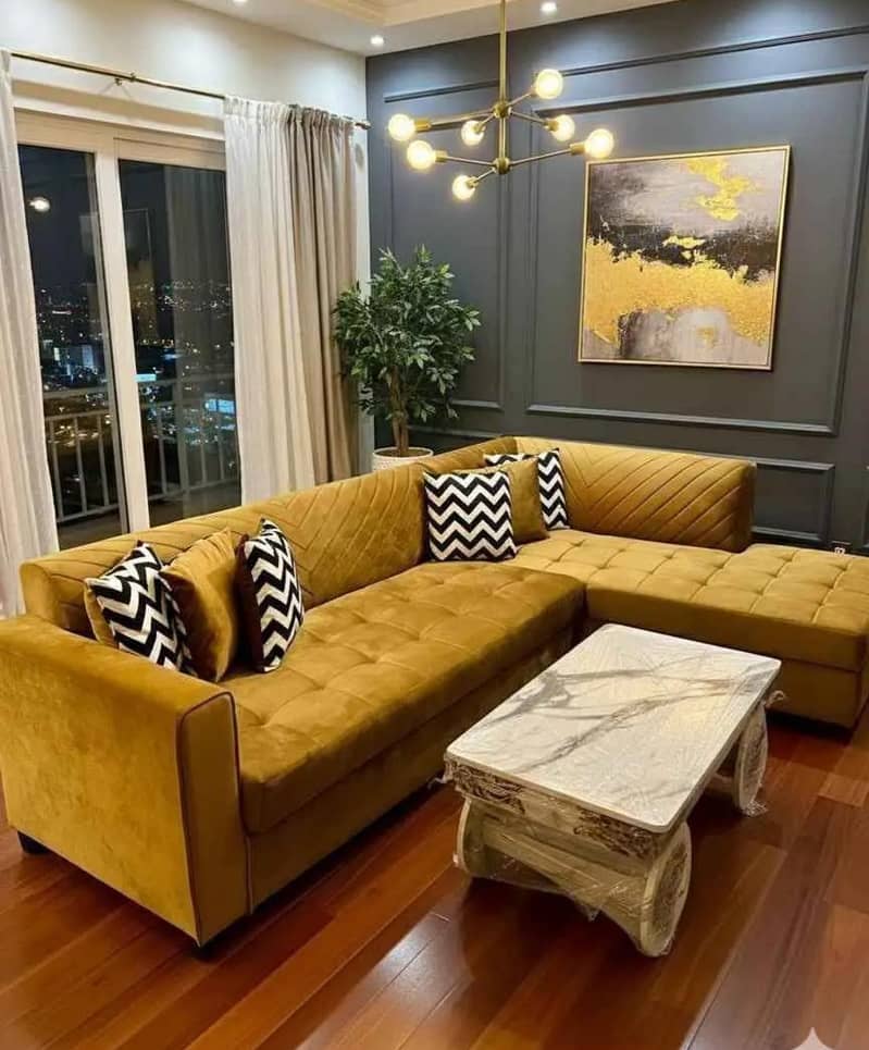 L shape sofa 0