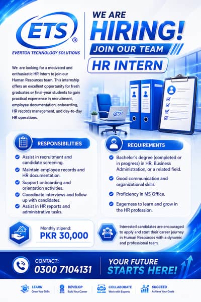 HR Intern Female Required