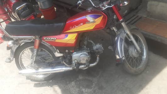 Honda CD 70 2003 model Rawalpindi number