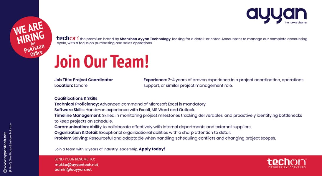 Project Coordinator 0