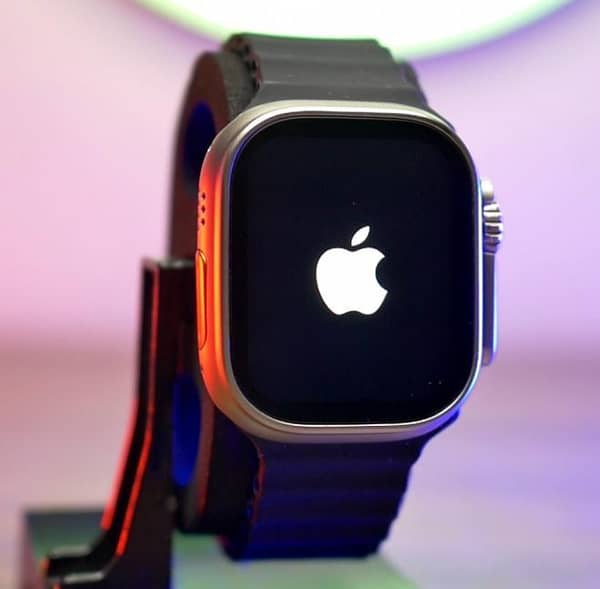 Apple Logo USA VARIENT Original 49mm AMOLED Display Smart Watch with Vibrant Orange smart watch Ocean Band smartwatch Titanium Finish SMART WATCH