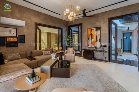 Facing Golf Course 2-Kanal 6-bed Fully Basement with Swimming Pool & Lift Villa For Rent With 35 KW Solar System at Super Hot Location Non Furnished