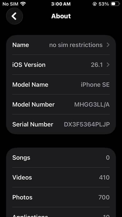 Apple iPhone SE