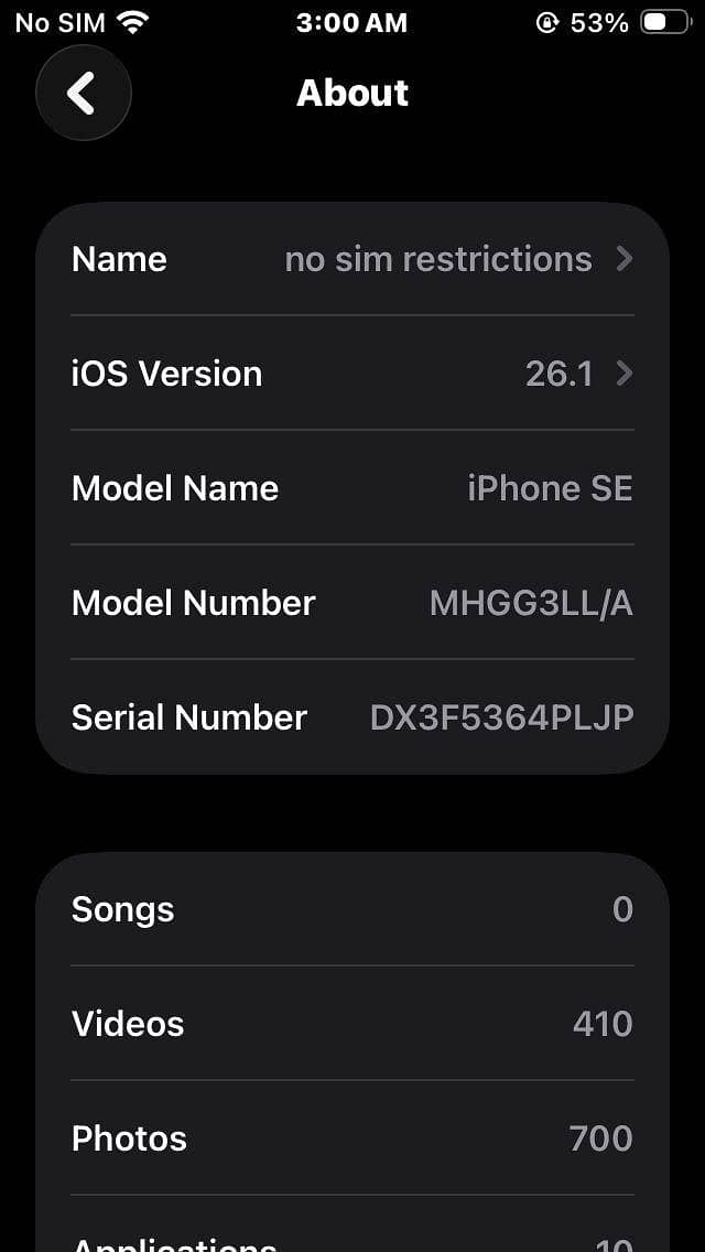 Apple iPhone SE 0