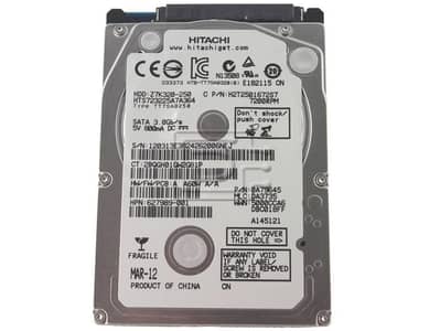 250GB / 500GB /  1TB Laptop HDD  2.5"  03120088714