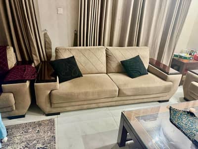 Luxury Sofa set - 6 seater Sofa - 321 Seater sofa -Sofa set with table