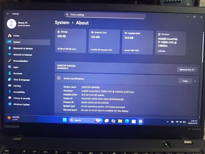 Lenovo X1 Carbon i7 7th Gen