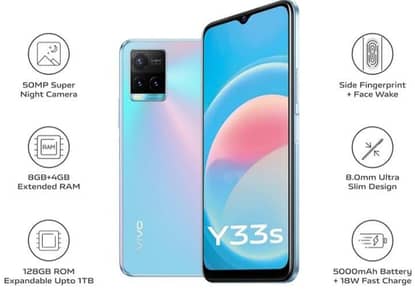 vivo y33s original no open no repair with box