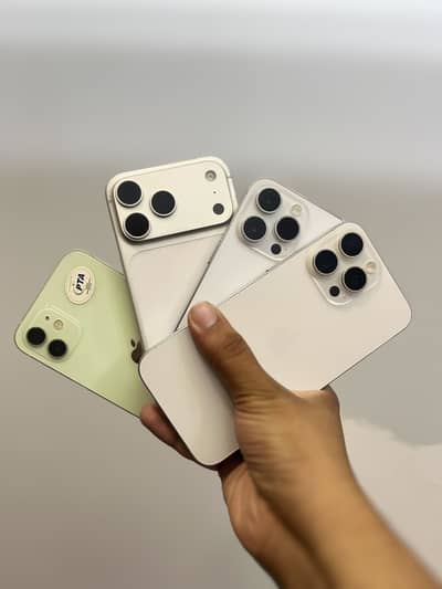 iPhone All Models Available 15 Pro Max. 14 Pro PTA | 12 PTA | 17 Pro M