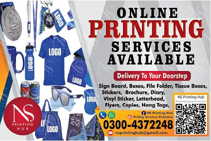 printing services, diary, shirts, cap, vinyl sticker, flyer, catalogue