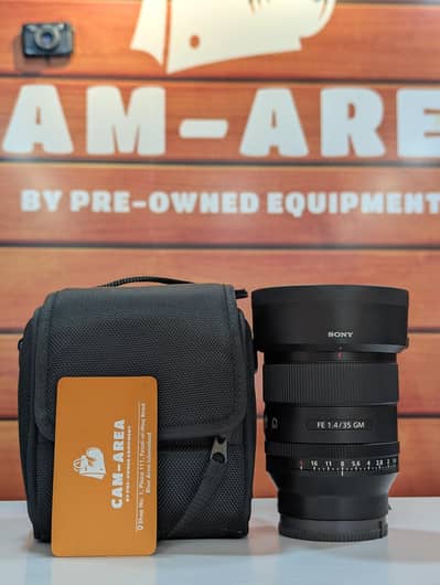 Sony 35mm f1.4 GM, Good Condition, With Pouch, Sony G Master Lenses