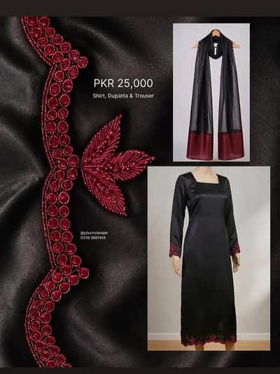Black silk formal dress for sale