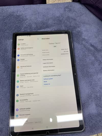 Glaxy samsung A7 tablat