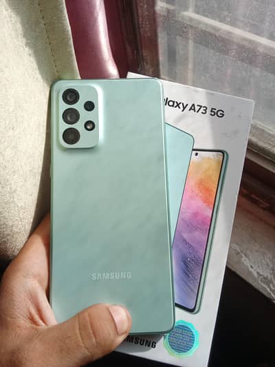 Samsung Mobile A73 5G New Complete Box