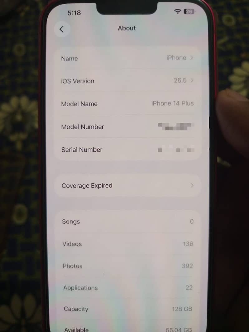Apple iPhone 14 plus 0