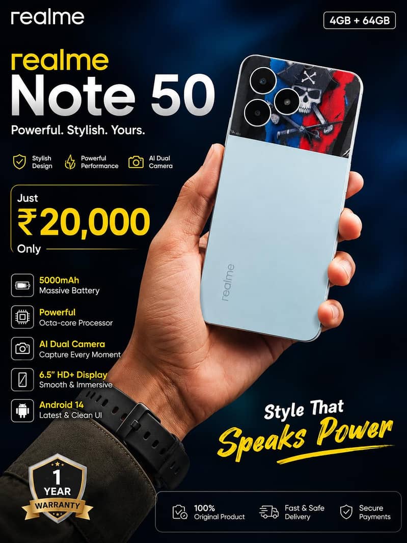 Realme Note 50 0
