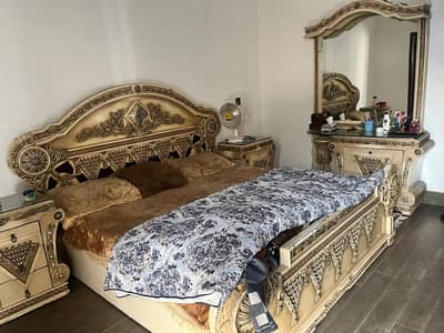 King Size Bed Set with Dressing Table