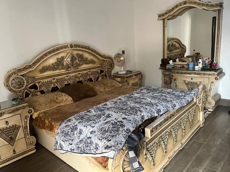Bed set - King size bed set - Double bed set - bed with dressing table 0