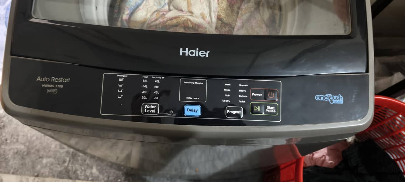 Haier Fully Automatic Washer – Energy Efficient & Reliable 8