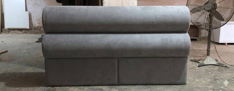 Exclusive full cushion bed premium towel fabric Karachi delivery free!