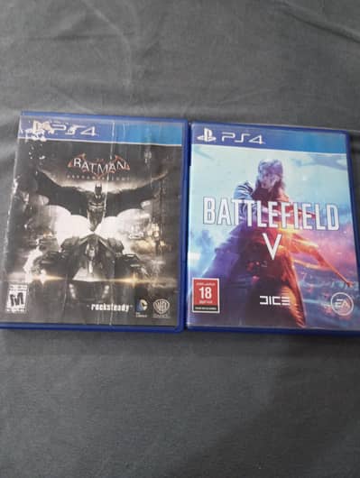 Batman Arkham knight and Battlefield V CD Bundle