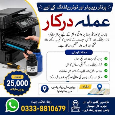 Printer Repair & Toners Refilling