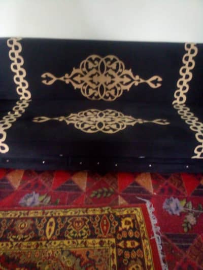 Sofa Combed Black Color