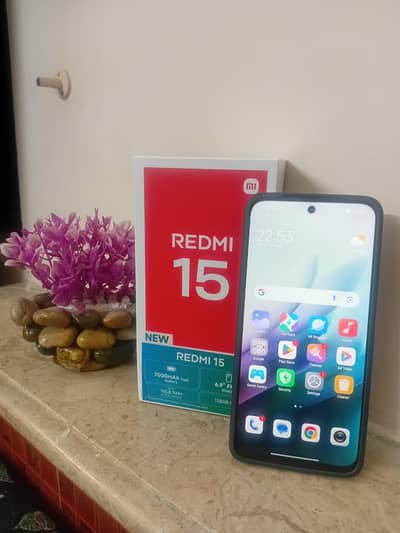 Xiaomi Redmi 15 4g 8+128, box with warranty.