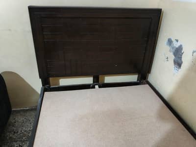 Single Wooden Bed